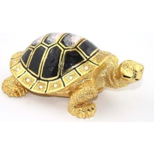 Derin Stok Taşlı Kaplumbağa Figürü