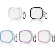 Lims Store Movenchy Airpods Pro 2 (2.nesil) Shiny Şeffaf Kılıf - Mor
