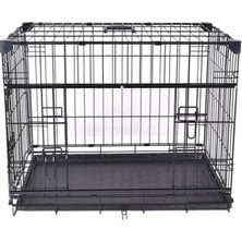 Özgürce Katlanabilir Köpek ve Kedi Kafesi, Pratik ve Şık Tasarım, 46X61X53 cm