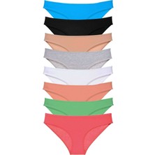 Çerçici 8 Adet Süper Eko Set Likralı Kadın Slip Külot Set 7-Royaleks