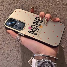 Özgürce Mi 12T Uyumlu Silikon Kenar Sert Arka Kılıf Mama Desenli