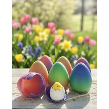 TriVox3D Eğlenceli Sürpriz Yumurta 10 Adet(Clicker Oyuncaklar ve Anahtarlıklardan Oluşan Genişürün Yelpazesi)