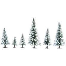 Noch 32828 Karlı Çam Ağaçları, 25 Adet, 3,5-9 Cm. Diorama Malzemesi