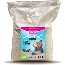 Hobi Maxicat Eko Mix Bentonit Kedi Kumu 20L - Süper Emici ve Minimum Tozlanma