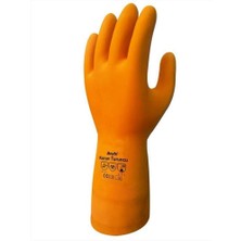 Lims Store Beybi Korun Turuncu 9 Beden 10LU Nitril Iş Eldiveni