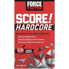 Force Factor Score! Hardcore Nitric Oxide Booster Tongkat Alı Tribulus Men L-Citrulline 120 Tablet