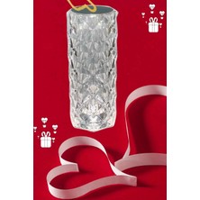 Lims Store Sevgililer Günü Için Hediye Kristal Lamba Sevgiliye Hediye USB Şarjlı Gece Lambası