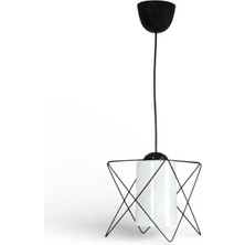 Elizim Home Lighting Penta Tekli Siyah Sarkıt Avize