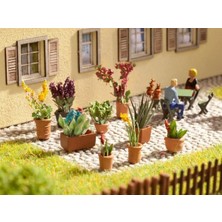 Noch 14012 Saksı Malzemesi, 9 Adet, Diorama Malzemesi