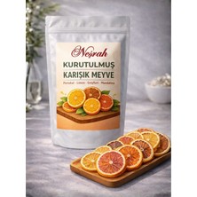 Neşrah 70 gr Kurutulmuş Turunçgil-Narenciye Paketi (Portakal, Greyfurt, Limon, Mandalina) Şeker Ilavesiz