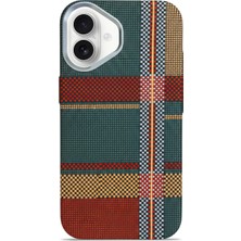 Piyasa Sepeti Aether Carbon iPhone 16 MagSafe Karbon Kılıf Crimson Weave