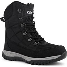 Cool Felix Siyah & Bej Fermuarlı Outdor Unisex Çocuk Kar Bot