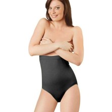 Çerçici Elite Life Dikişsiz Şekillendirici Silikonlu Kadın Siyah Slip Korse 890-ROYALEKS