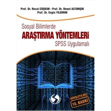 Sakarya Yayıncılık Sosyal Bilimlerde Araştırma Yöntemleri - Spss... +1 Adet Eğitim Kitabı