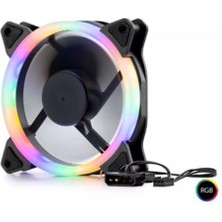 Lims Store Hadron HDX1522 Kasa Fanı Performans 4pin Rgb 12CM Siyah