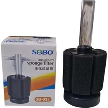Sobo SB-933 Akvaryum Mini Pipo Filtre - Nano Akvaryumlar Için Pratik Temizlik