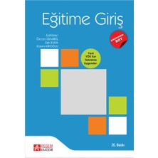 Pegem Akademi Yayıncılık Eğitime Giriş... +3 Adet Eğitim Kitabı