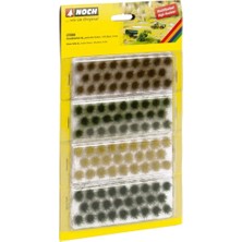 Noch 7006 Xl Çimen Kümeleri, Donuk Renkli, 9 Mm, 104 Adet, Diorama Malzemesi