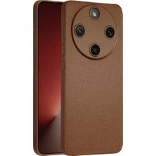 Coolacs Honor Magic 8 Lite Uyumlu Deri Dokulu Yumuşak Silikon Telefon Kılıfı Kapak