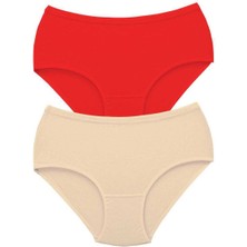 Çerçici 2 Adet Tutku Kadın Yüksek Bel Bato Kalın Lastik Külot S5-Royaleks