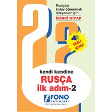 Fono Yayınları Rusça Ilk Adım 2 (Sesli Kitap)... +2 Adet Eğitim Kitabı