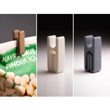 TriVox3D Gıda Torbası Klipsi Poşet Ambalaj Ağzı Kapatıcı 3 Adet (Tüm Renkler Mevcuttur)
