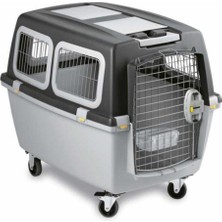 Özgürce Geniş ve Dayanıklı 6 Köpek Taşıma Kafesi 92X64X66 Cm, Konforlu Seyahat Için