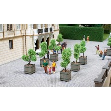 Noch 14013 Saksıda Süs Ağaçları, 3 Adet, Diorama Malzemesi