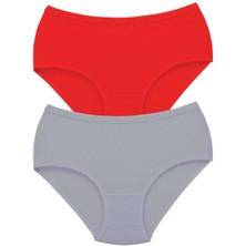 Çerçici 2 Adet Tutku Kadın Yüksek Bel Bato Kalın Lastik Külot S6-Royaleks