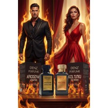 Denz Perfume Kızıl Tutku Kadın Afrodizyak Attraction Erkek Aşkın Büyülü Seti %40 Esans Extrait Parfüm