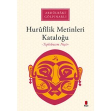 Kapı Yayınları Hurûfîlik Metinleri Kataloğu... +1 Adet Din Kitabı