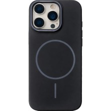 Fenza iPhone 12 Pro Max Uyumlu Kamera Çıkıntılı Magsafe Wireless Şarj Özellikli Sert Sararmaz Silikon Kılıf