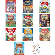 Metin Özdamarlar Akşemseddin & Ömür Boyu Öğrenci +10 Adet Kitap Set