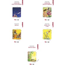 Can Çocuk Yayınları Roald Dahl Charlie'nin Büyük Cam Asansörü +4 Adet Kitap Set