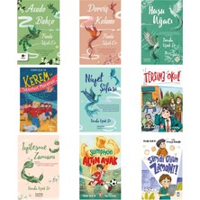 Cezve Kitap Funda Uçuk Er Asude Bahçe +8 Adet Kitap Set