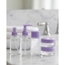 Getittir Seyahat Için 5’li Şeffaf Kozmetik Şişe Seti 30 ml - Lisinya