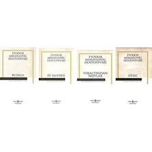 Türkiye İş Bankası Kültür Yayınları Fyodor Mihailoviç Dostoyevski Budala (Karton Kapak) +3 Adet Kitap Set
