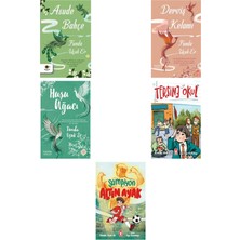 Cezve Kitap Funda Uçuk Er Asude Bahçe +4 Adet Kitap Set