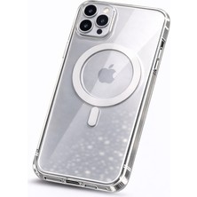 Almanara Project Ultramag 1300G Manyetik Çekim Anti-Sararma Darbe Korumalı Şeffaf iPhone 16 Plus Uyumlu Kılıf