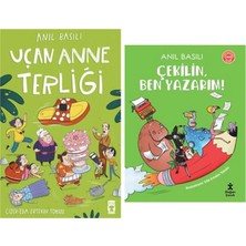 Anıl Basılı Uçan Anne Terliği +1 Adet Kitap Set