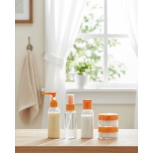 Getittir Seyahat Için 5’li Şeffaf Kozmetik Kap Seti 30 ml - Lisinya