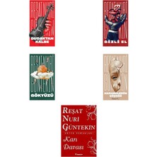 İnkılap Kitabevi Reşat Nuri Güntekin Dudaktan Kalbe +4 Adet Kitap Set