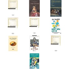 Türkiye İş Bankası Kültür Yayınları Lev N. Tolstoy Aile Mutluluğu (Karton Kapak) +9 Adet Kitap Set