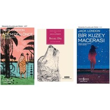 Türkiye İş Bankası Kültür Yayınları Jack London Ademden Önce +2 Adet Kitap Set