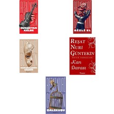 İnkılap Kitabevi Reşat Nuri Güntekin Dudaktan Kalbe +4 Adet Kitap Set