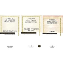 Türkiye İş Bankası Kültür Yayınları Fyodor Mihailoviç Dostoyevski Beyaz Geceler (Karton Kapak) +2 Adet Kitap Set