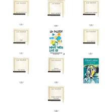 Türkiye İş Bankası Kültür Yayınları Lev N. Tolstoy Aile Mutluluğu (Karton Kapak) +9 Adet Kitap Set