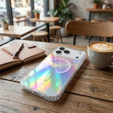 Tepex Yeni Sezon Sadece Iphone 17 Pro Uyumlu Prizma Hologramlı Premium Telefon Kılıfı...