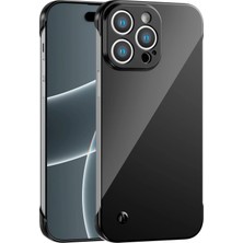 Fenza iPhone 14 Pro Uyumlu Kamera Korumalı Yanları Açık Sararmaz Sert Mika Şeffaf Kılıf