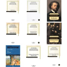 Türkiye İş Bankası Kültür Yayınları Fyodor Mihailoviç Dostoyevski Budala (Karton Kapak) +8 Adet Kitap Set